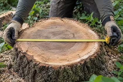 Measure the stump